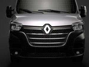 renault master l3h3 van 2020 3D 模型
