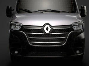 renault master l3h3 van 2020 3D Model