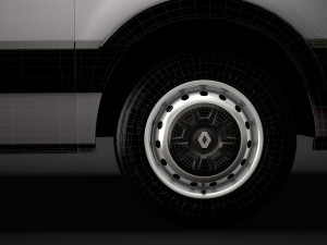 renault master l3h3 van 2020 3D 模型