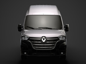 renault master l3h3 van 2020 3D 模型