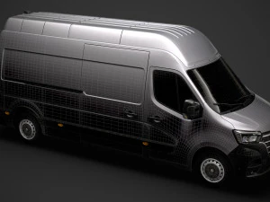 renault master l3h3 van 2020 3D Model