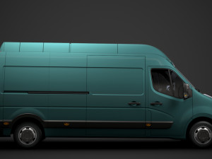 vauxhall movano l3h3 van 2020 Modello 3D