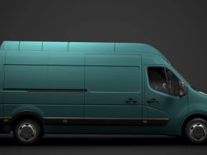 vauxhall movano l3h3 van 2020 3D Model