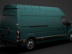 vauxhall movano l3h3 van 2020 Modello 3D