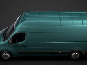 vauxhall movano l3h3 van 2020 3D Model