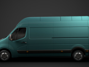 vauxhall movano l3h3 van 2020 Modello 3D