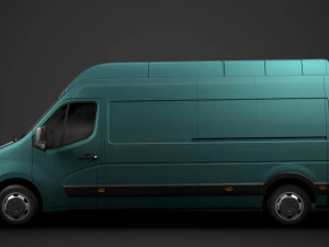 vauxhall movano l3h3 van 2020 3D Model
