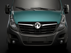 vauxhall movano l3h3 van 2020 Modello 3D