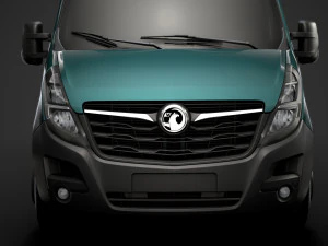 vauxhall movano l3h3 van 2020 3D Model