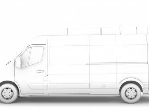 vauxhall movano l3h3 van 2020 3D Model