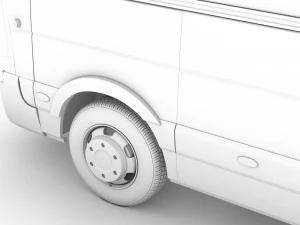 vauxhall movano l3h3 van 2020 3D Model