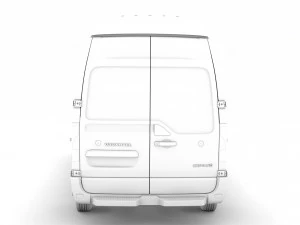 vauxhall movano l3h3 van 2020 3D Model