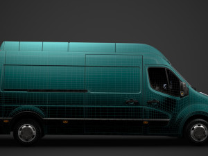 vauxhall movano l3h3 van 2020 Modello 3D