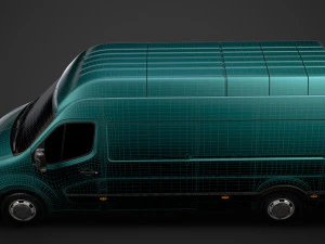 vauxhall movano l3h3 van 2020 3D Model