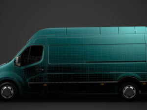 vauxhall movano l3h3 van 2020 3D Model