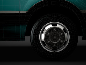 vauxhall movano l3h3 van 2020 Modello 3D