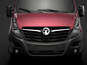 vauxhall movano l3h2 minibus 2020 Modèle 3D