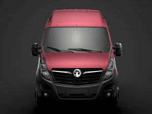 vauxhall movano l3h2 minibus 2020 Modèle 3D