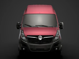 vauxhall movano l3h2 minibus 2020 3D Model