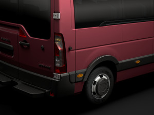 vauxhall movano l3h2 minibus 2020 Modèle 3D