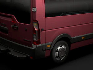 vauxhall movano l3h2 minibus 2020 3D Model