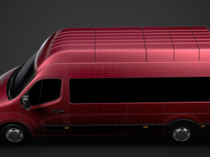 vauxhall movano l3h2 minibus 2020 Modèle 3D