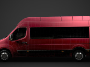 vauxhall movano l3h2 minibus 2020 Modèle 3D