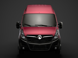 vauxhall movano l3h2 minibus 2020 Modèle 3D