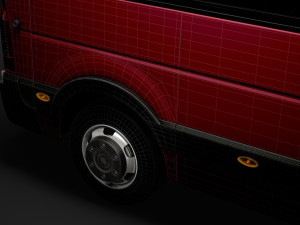 vauxhall movano l3h2 minibus 2020 Modèle 3D