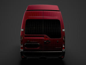 vauxhall movano l3h2 minibus 2020 Modèle 3D