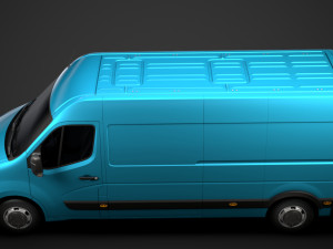 vauxhall movano l3h2 van 2020 Modelo 3D