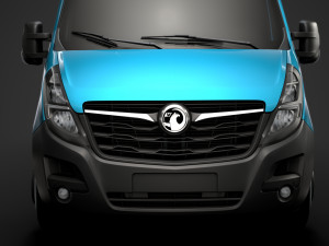 vauxhall movano l3h2 van 2020 Modelo 3D