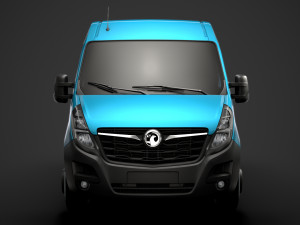 vauxhall movano l3h2 van 2020 Modelo 3D