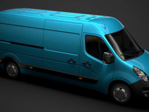vauxhall movano l3h2 van 2020 Modelo 3D