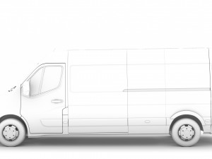 vauxhall movano l3h2 van 2020 Modelo 3D