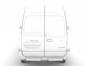 vauxhall movano l3h2 van 2020 Modelo 3D