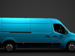 vauxhall movano l3h2 van 2020 Modelo 3D