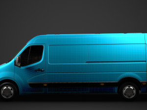 vauxhall movano l3h2 van 2020 Modelo 3D