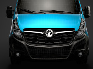 vauxhall movano l3h2 van 2020 Modelo 3D