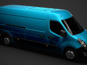vauxhall movano l3h2 van 2020 Modelo 3D