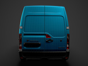 vauxhall movano l3h2 van 2020 Modelo 3D