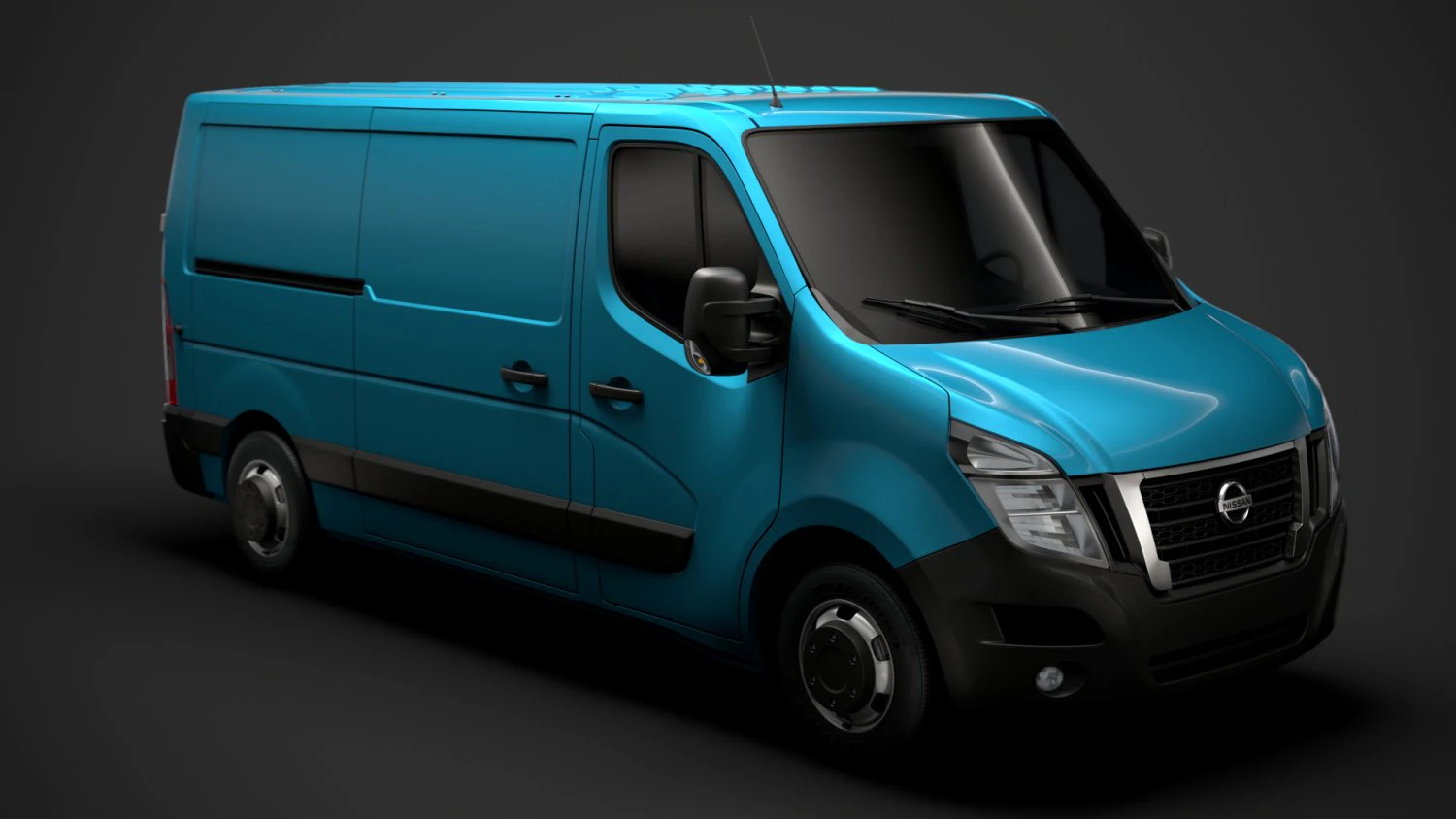 nissan nv 400 l2h1 van 2020 3D Model .c4d .max .obj .3ds .fbx .stl .blend