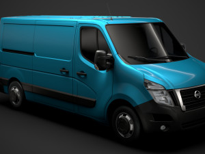 nissan nv 400 l2h1 van 2020 3D Model