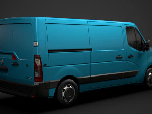 nissan nv 400 l2h1 van 2020 3D Model