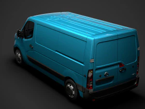 nissan nv 400 l2h1 van 2020 3D Model