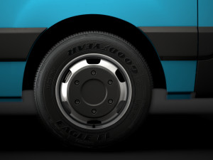 nissan nv 400 l2h1 van 2020 3D-Modell
