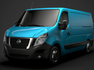 nissan nv 400 l2h1 van 2020 3D Model