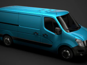 nissan nv 400 l2h1 van 2020 3D Model