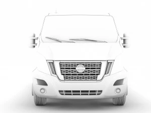 nissan nv 400 l2h1 van 2020 3D Model