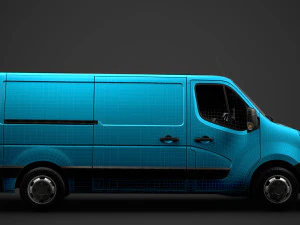 nissan nv 400 l2h1 van 2020 3D Model